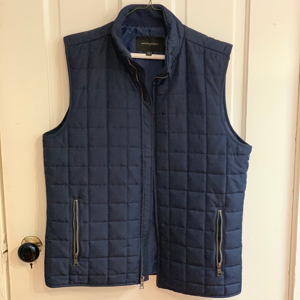 Banana Republic zip up vest